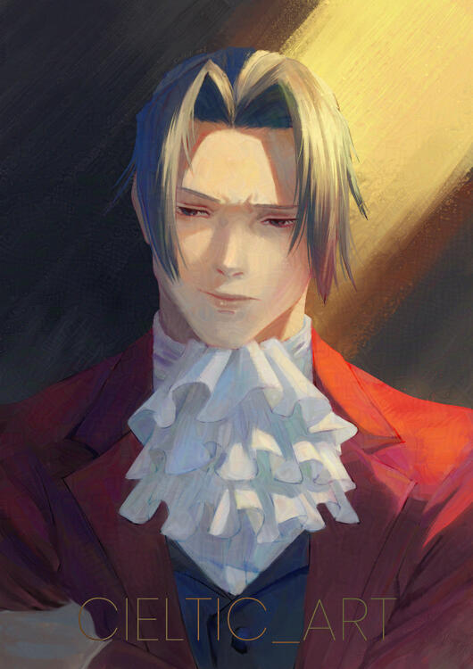 Miles Edgeworth from Ace Attorney